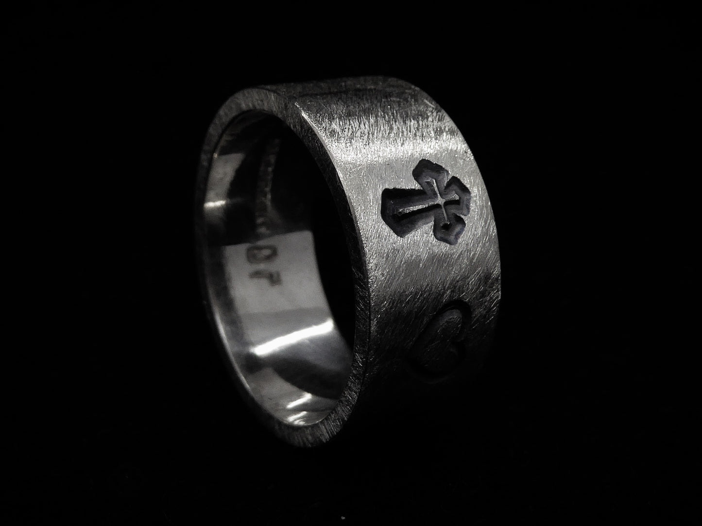 MotivRing Kreuz | Herz | Anker