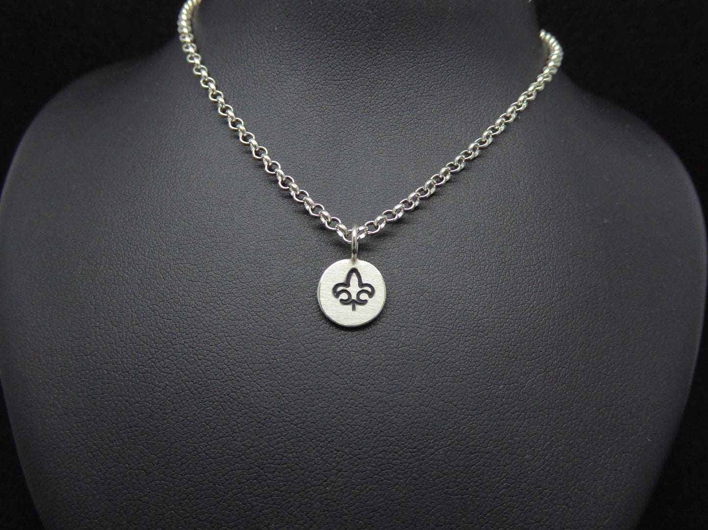 Silberling "Fleur des Lys"