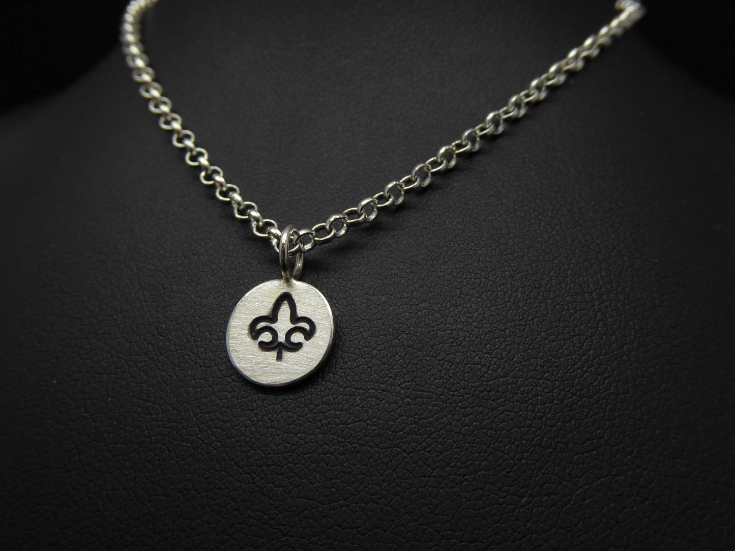 Silberling "Fleur des Lys"