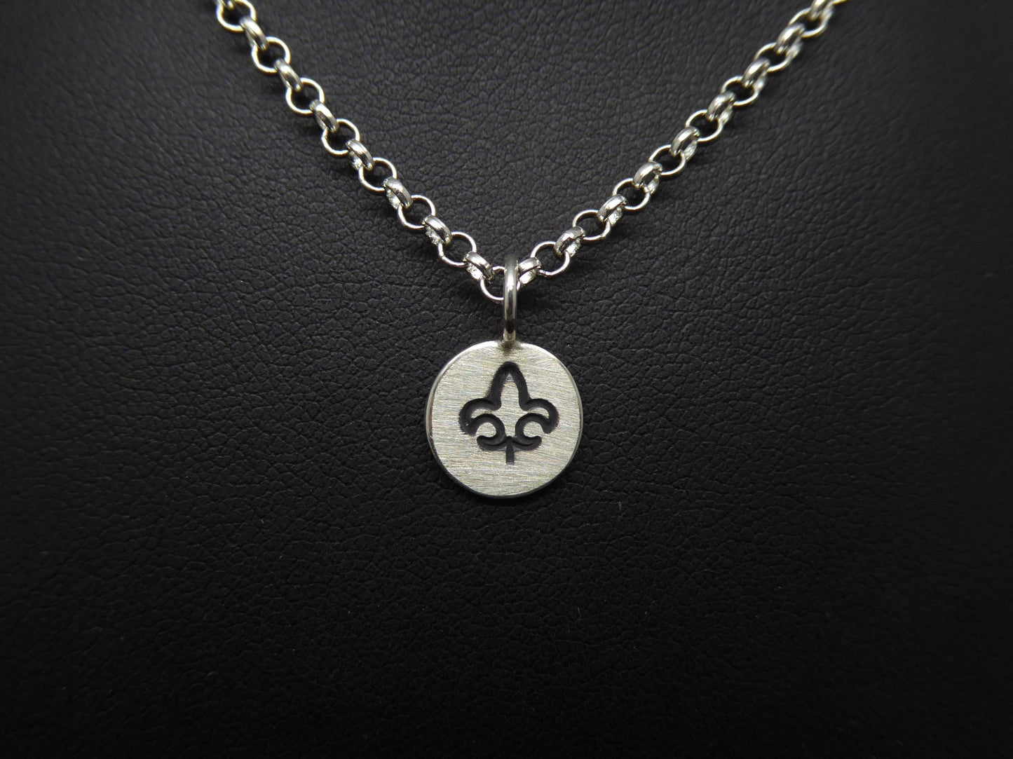 Silberling "Fleur des Lys"