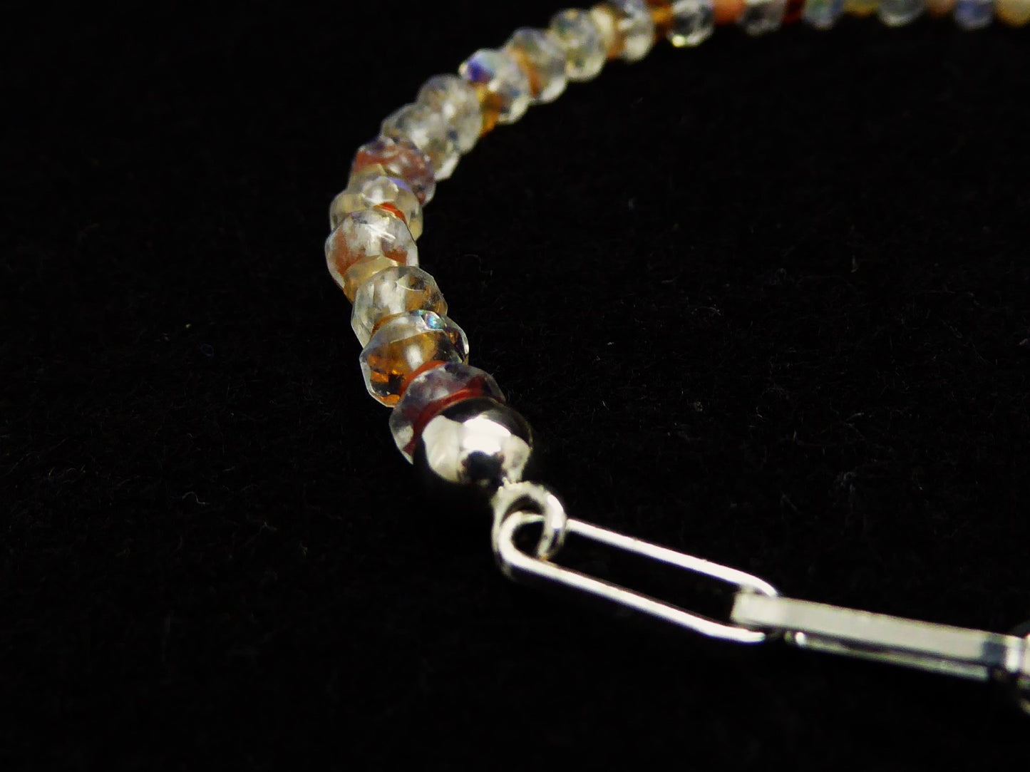 Armband Feueropal | Mondstein | Sterlingsilber