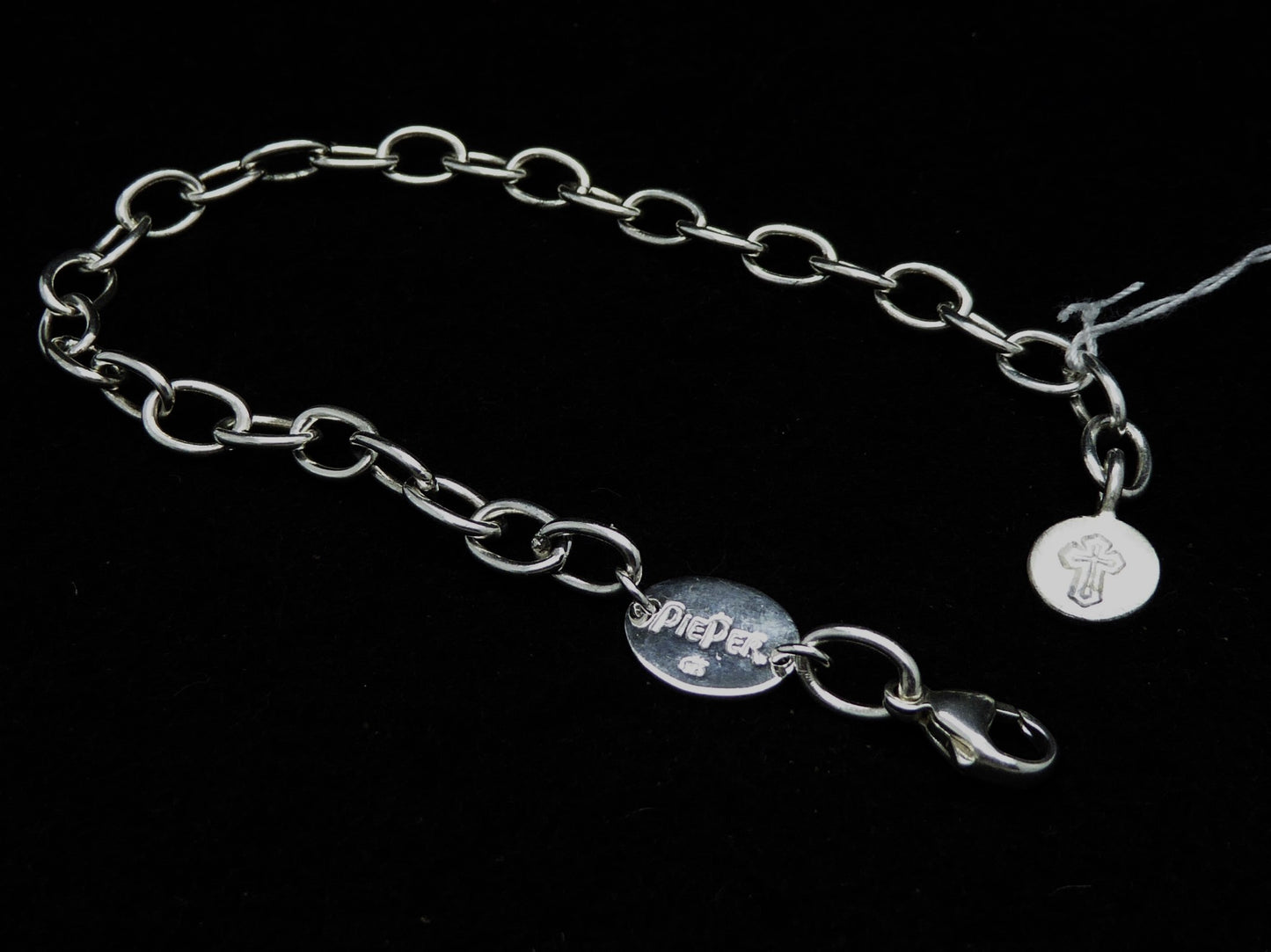 Armband Ankerkette mit Kreuz Handarbeit