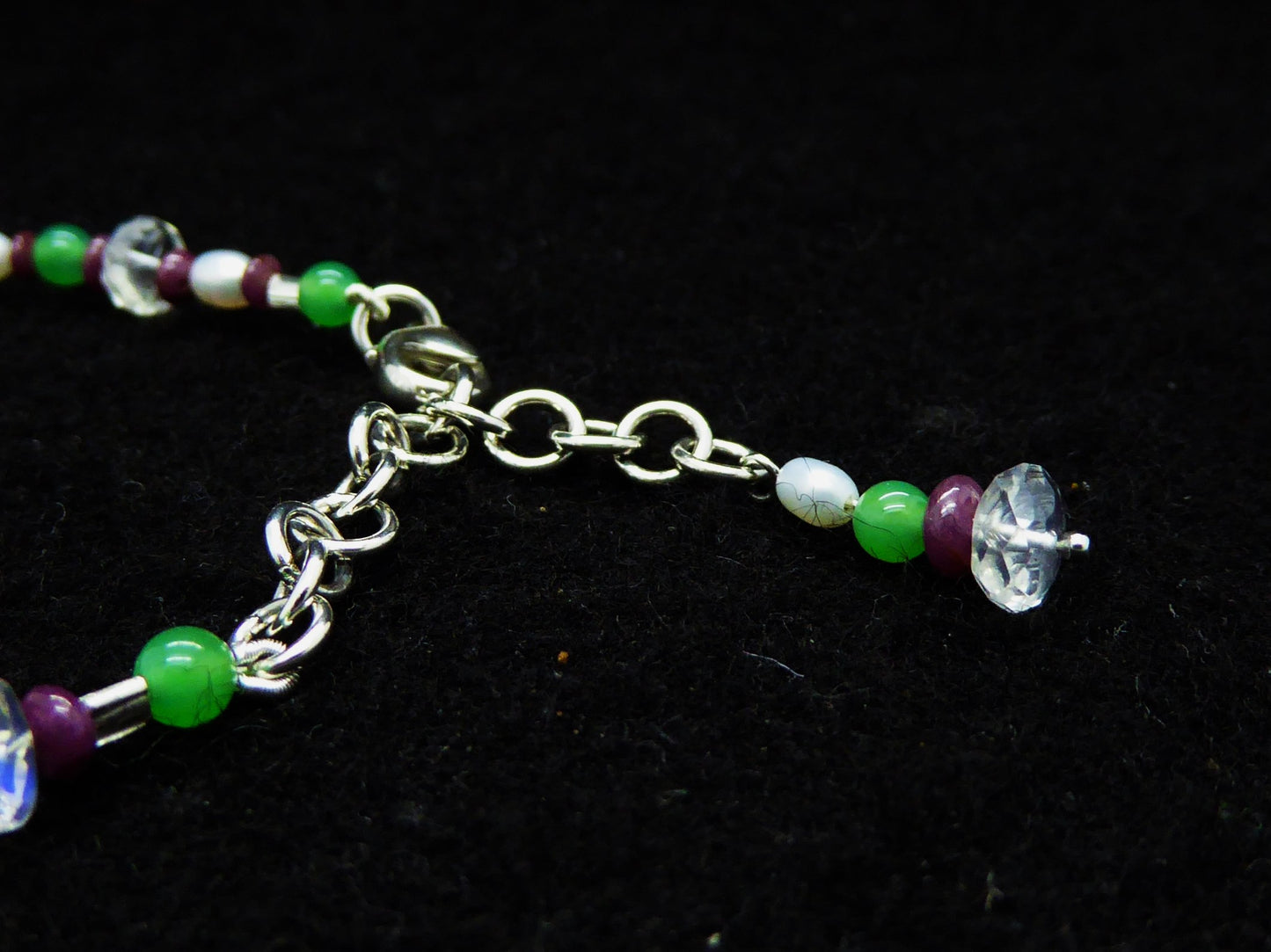 Armband Rubin | Chrysophras | Mondstein | Silber